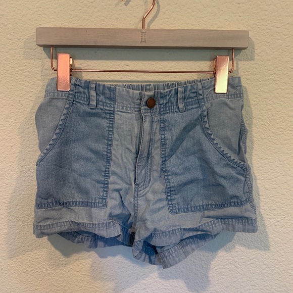 Tommy Hilfiger denim two tone shorts - Picture 3 of 6